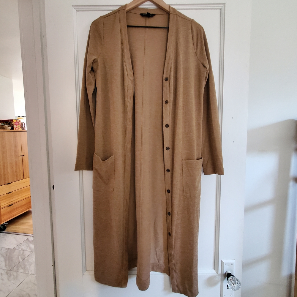 Banana Republic Tan Duster Cardigan